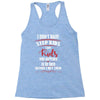 step kids white letter Racerback Tank