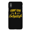 i don't give a schnitzel iPhoneX Case