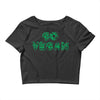 go vegan 4 Crop Top