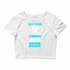 god found autism dad Crop Top