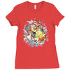shining splash koi Ladies Fitted T-Shirt