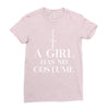 a girl has no costume Ladies Fitted T-Shirt