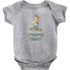 I Pooped Today Baby Onesie