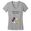 Creating A Little Disney Magic Minnie Mouse Women's V-Neck T-Shirt