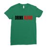 drink blood Ladies Fitted T-Shirt