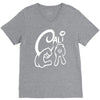 california love cali finger sign V-Neck Tee