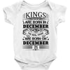 Real Kings Are Born On December 21 Baby Onesie