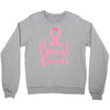 breast cancer pink ribbon Crewneck Sweatshirt