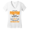 I'm Called Pawpaw Because  I'm Way Too Cool To Be Called Grandfather Women's V-Neck T-Shirt
