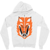 cursed fox Zipper Hoodie