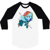 rainbow 3/4 Sleeve Shirt