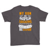 My Son Is Super Awesome His Stepdad Youth Tee