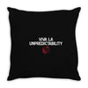 viva la unpredictability Throw Pillow