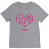 love (2) V-Neck Tee