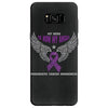 my hero is now my angel pancreatic cancer awareness Samsung Galaxy S8 Case