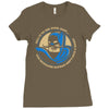 mustache batman Ladies Fitted T-Shirt
