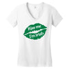 kiss me i am irish Women's V-Neck T-Shirt