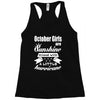 October Girls Are Sunshine Mixed With A Little Hurricane Racerback Tank