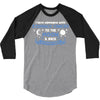 I Love Someone with Stomach Cancer to The Moon and Back to Infinity 3/4 Sleeve Shirt
