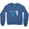 bad sock puppet Crewneck Sweatshirt