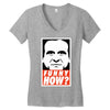 funny how Women's V-Neck T-Shirt