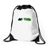 tortoise caught Drawstring Bags