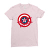 deadpool was here (captain america) Ladies Fitted T-Shirt