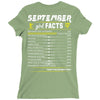 September Girl Facts Virgo Ladies Fitted T-Shirt
