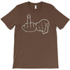 funny rude fingers ideal birthday gift or present T-Shirt