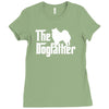 the dogfather american eskimo dog white Ladies Fitted T-Shirt