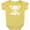 onepiece  straw hat crew flag luffy pirates anime Baby Onesie