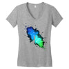 the birthplace of inspiration Women's V-Neck T-Shirt