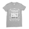 vintage made in 1967 perfectly aged a living legend Ladies Fitted T-Shirt