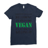 vegan Ladies Fitted T-Shirt