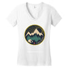 I Hate People Camping Lovers Women's V-Neck T-Shirt