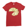 Pizza Slice Big Ladies Fitted T-Shirt