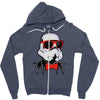 hipster trooper Zipper Hoodie