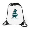 friends not food. Drawstring Bags