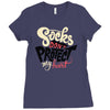 socks don't protect my heart Ladies Fitted T-Shirt