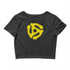 45 stereo adapter Crop Top