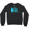 save a wave ride a surfer Crewneck Sweatshirt