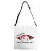 December Peeking Out Baby Girl Adjustable Strap Totes