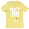 pregnant skeleton baby costume halloween maternity ninja ladies T-Shirt