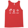 man woman geek Tank Top