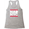 mad nyc new york city run fashion baseball jersey Racerback Tank