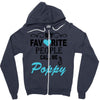 my favorite people call me poppy Zipper Hoodie