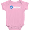 geek' (power on button) Baby Bodysuit