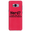 nerd i prefer the term intellectual badass t shirt funny geek tee clas Samsung Galaxy S8 Plus