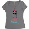 i choose to be a unicorn Women's Triblend Scoop T-shirt