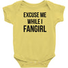 excuse me while i fangirl Baby Bodysuit